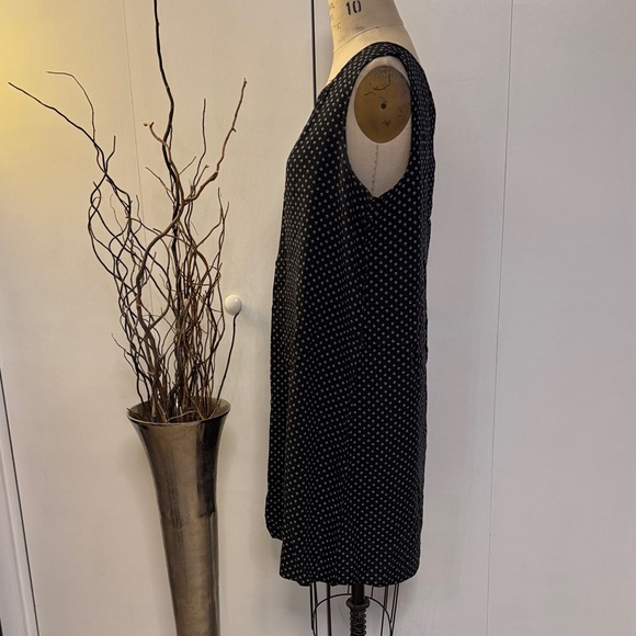 GAP Black and White Patterned Midi Dress - Picture 3 of 6